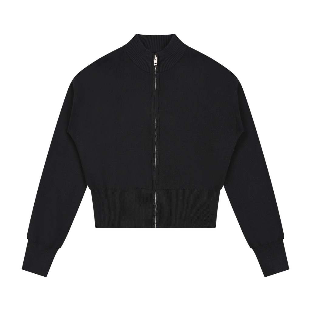 Cardigan,MockNeck