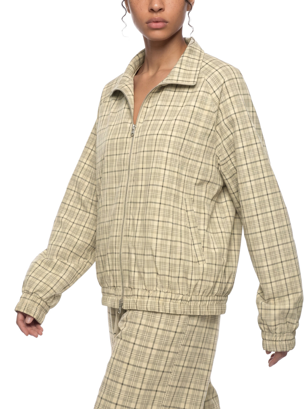 Plaid,Tracksuit,Jacket