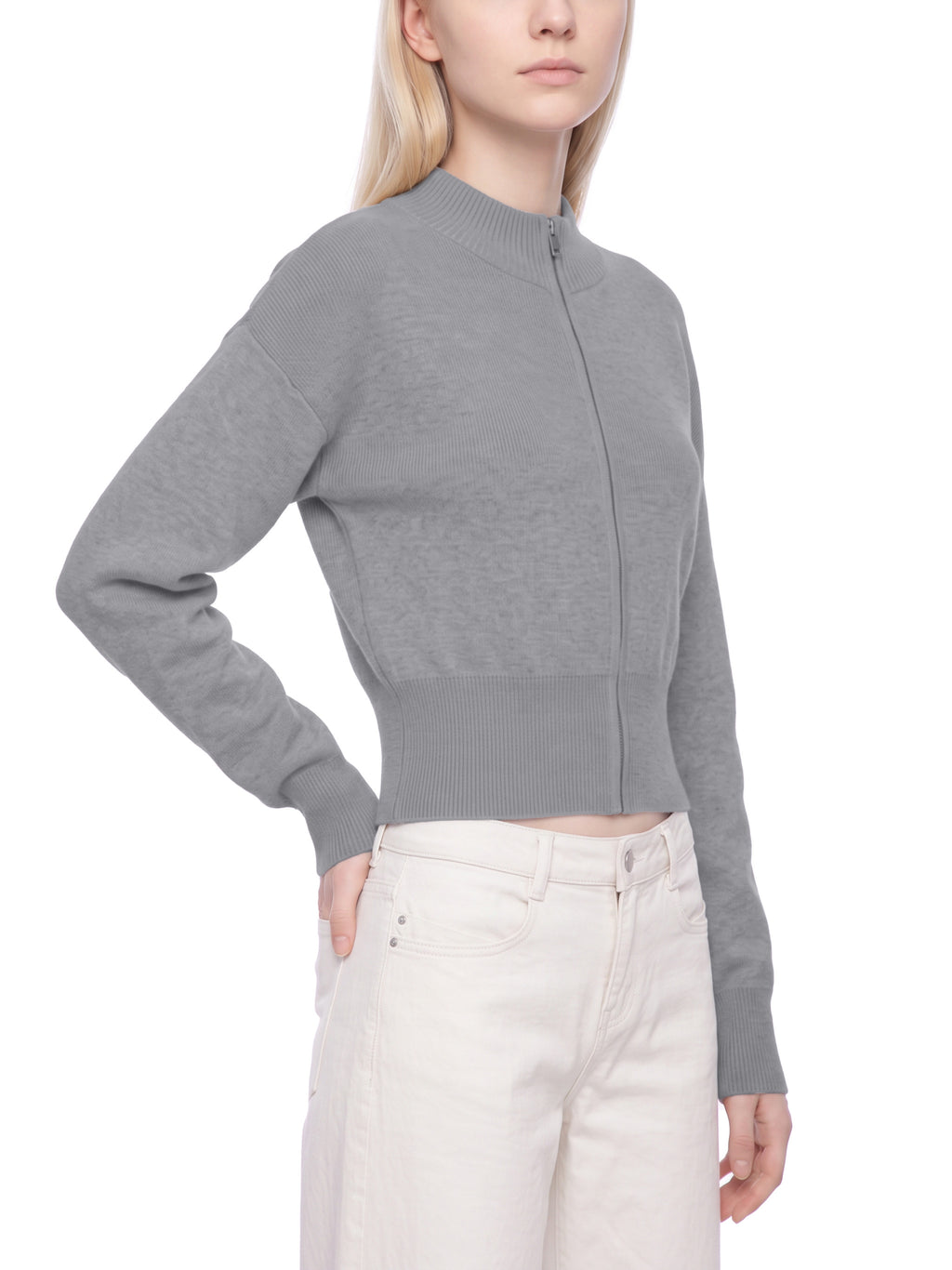 Cardigan,MockNeck