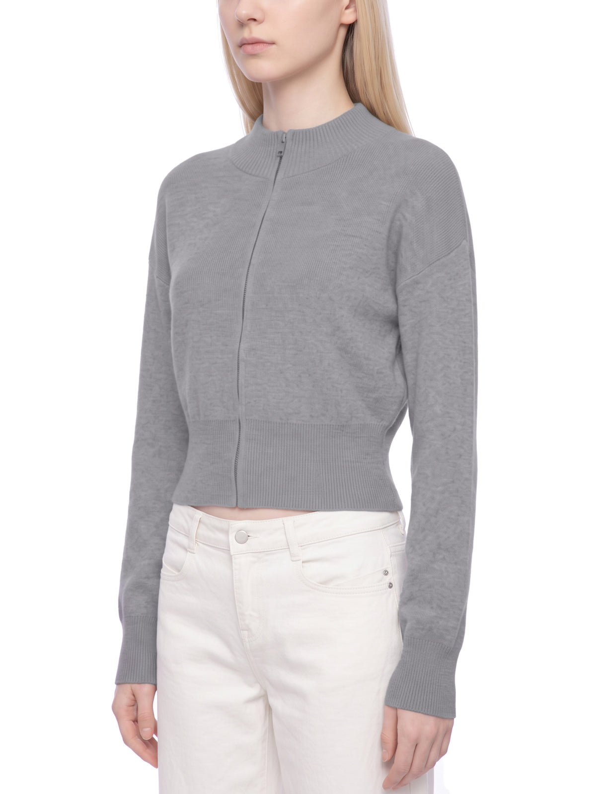 Cardigan,MockNeck