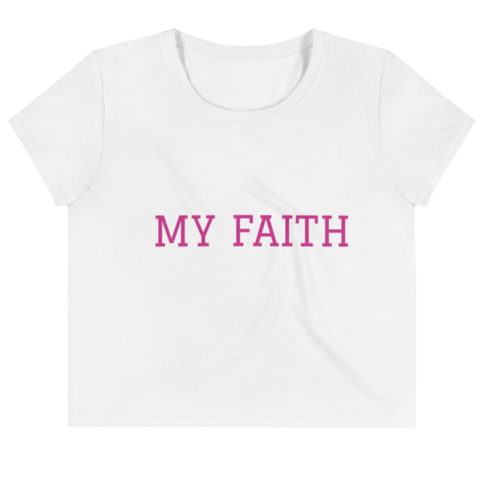 Spiritual Collection - Faith Crop Tee